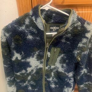 OshKosh B'gosh Blue and Gray Fleece Jacket